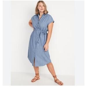 white christmas dresses Any Old Iron Denim Kaftan Dress main image 0